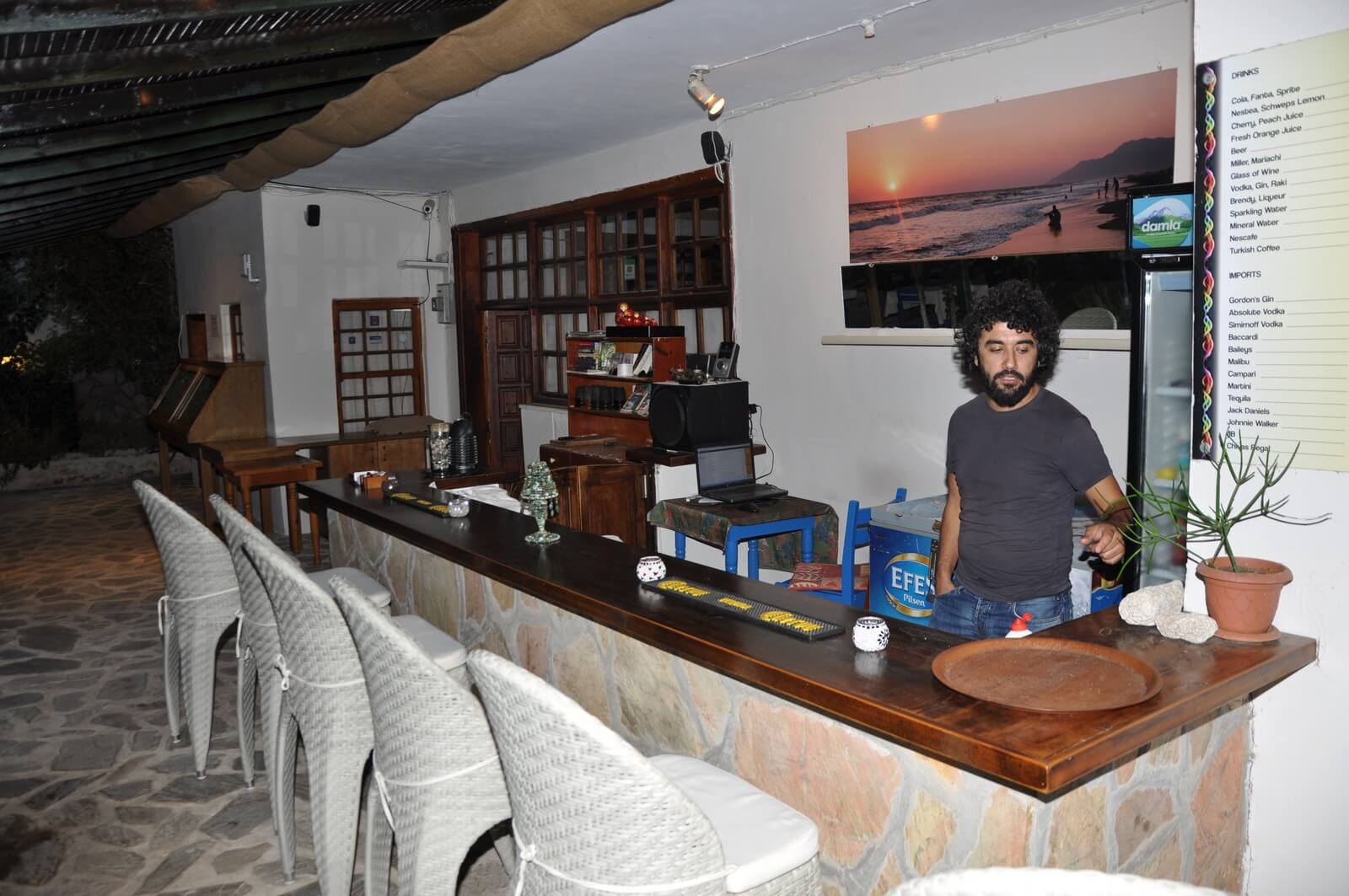 Foto: Bar im Hotel Dardanos in Patara - Lupe Reisen
